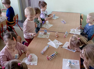 Słoneczka na warsztatach ceramicznych