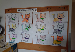 Galeria prac dzieci - koty