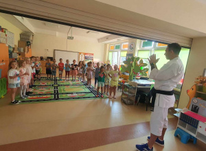 Spotkanie z instruktorem karate