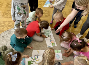 Jagódki na zajęciach w Bibliotece Miejskiej