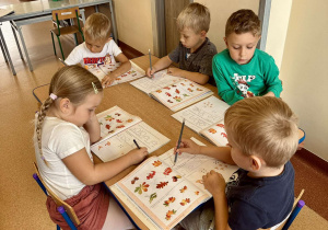 Jagódki i praca z kartami pracy